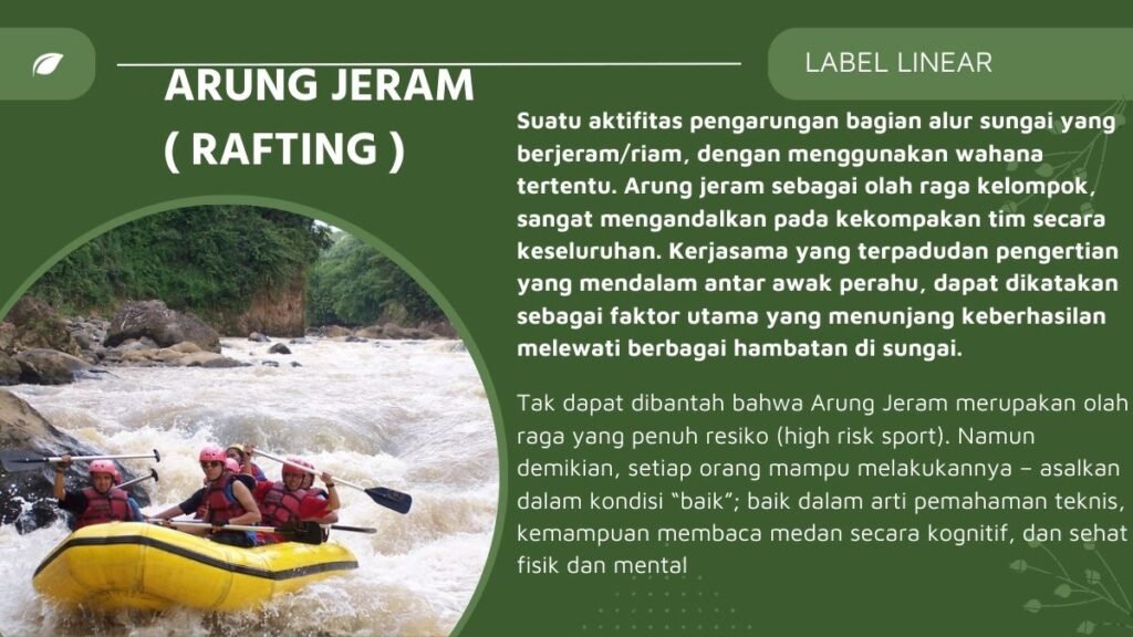 rafting bogor program